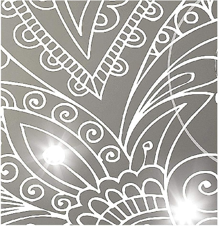 Runa Art Wandbilder Blumen Lilien Bild XXL Wohnzimmer Schlafzimmer Beige Abstrakt 120 x 80 cm 3 Teil