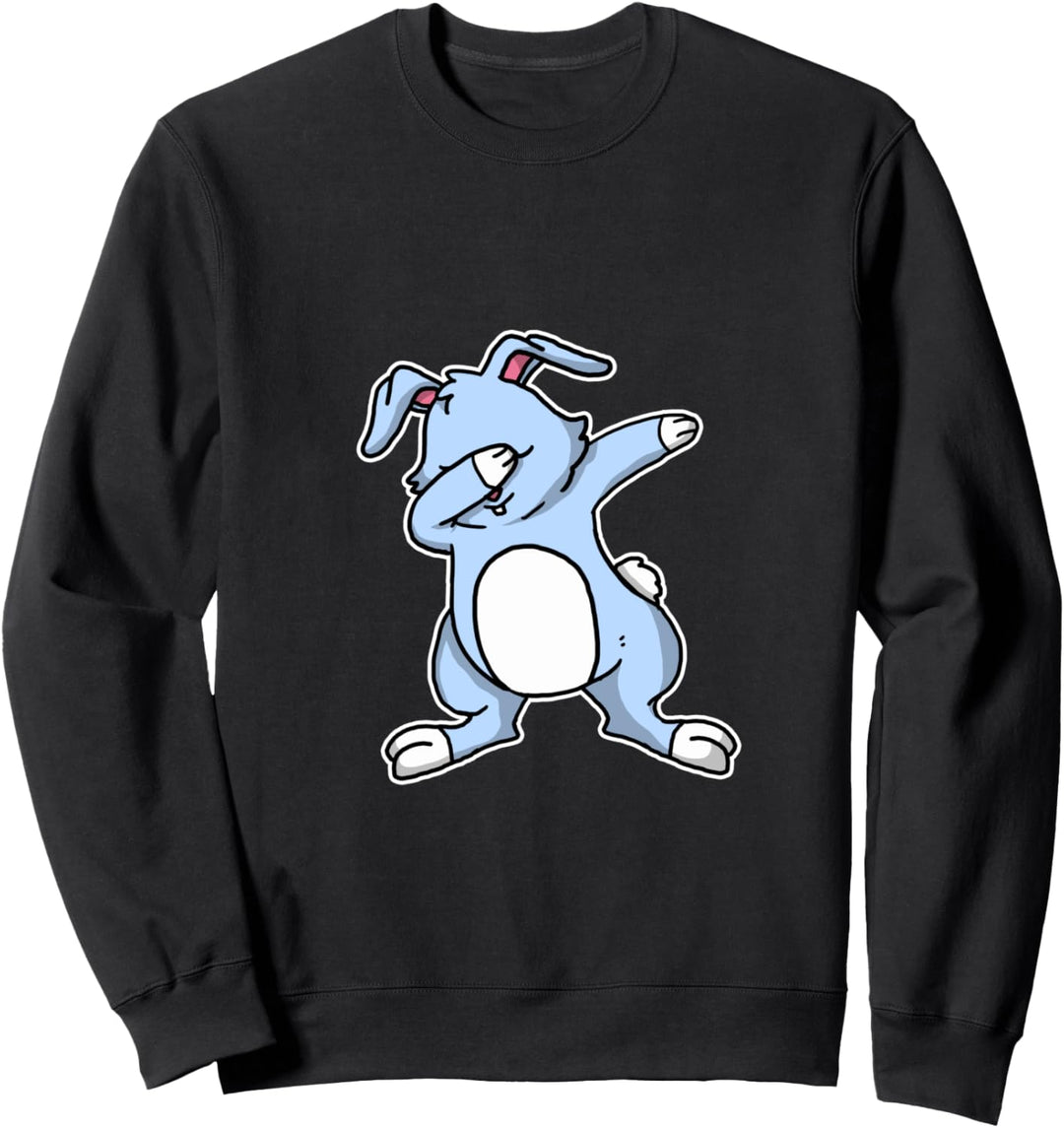 Lustiges Dabbing Hase Geschenk Bunny Häschen Dab Dance Sweatshirt