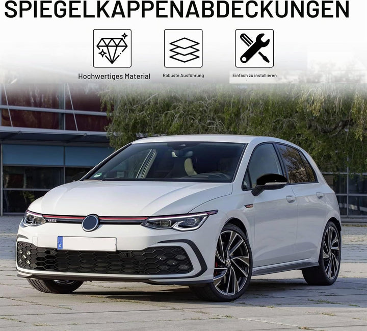 Auto Spiegelkappen, 1 Paar Auto Tür Aussenspiegelkappe Rückspiegelkappe Seitenspiegel Abdeckungen Ko