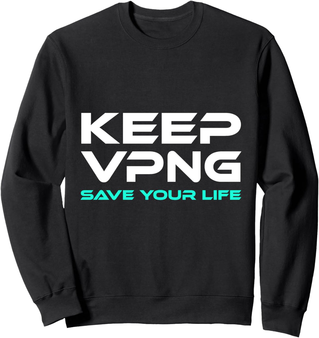 Keep Vaping Save Life Dampfer E-Zigarette Vape Design Sweatshirt