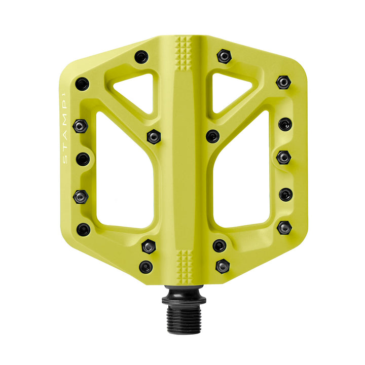 Crankbrothers Stamp Flat BMX/MTB Fahrradpedal – Plattform-Fahrradpedal, minimales Profil, Verstellba