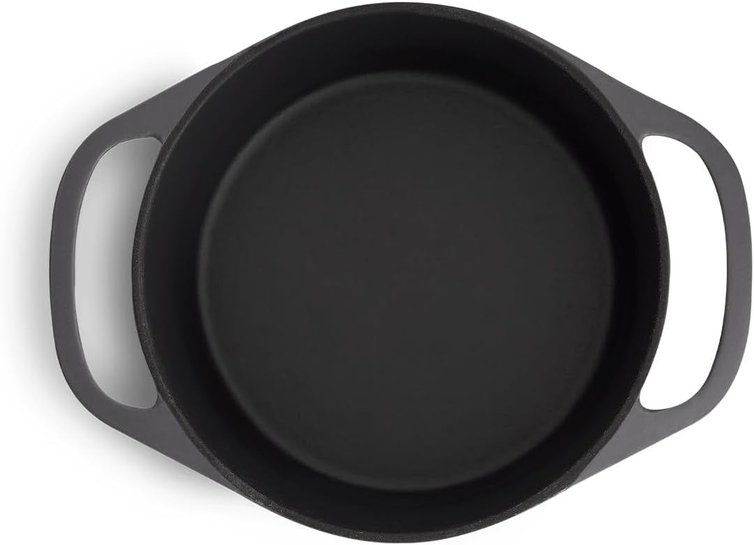 SPRINGLANE Cocotte mit Deckel – Gusseisen Topf Bräter Schmortopf Kochtopf Induktion – 24 cm rund, 4