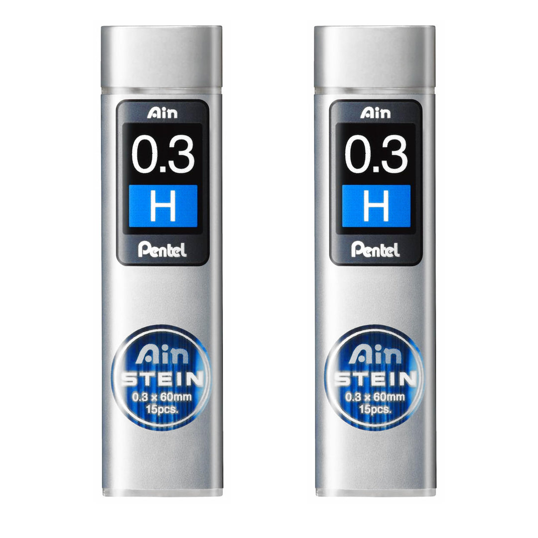 Pentel Ain Stein Mechanische Nachfüllminen, 2 Röhren, 0,3 mm hoch