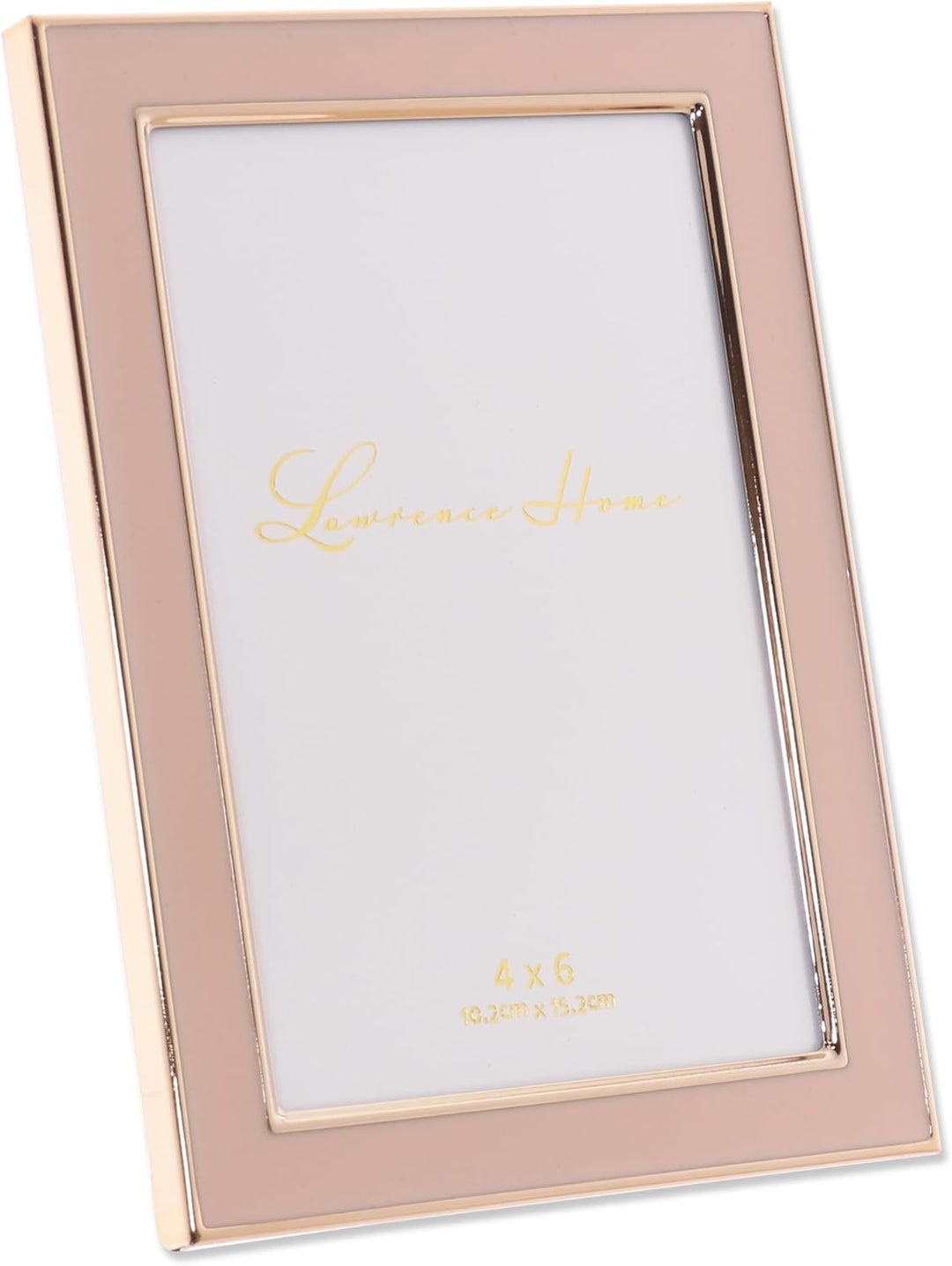 Lawrence Frames Bilderrahmen, Emaille, poliert, 10 x 15 cm, Rosa Rose 4x6, Rose 4x6