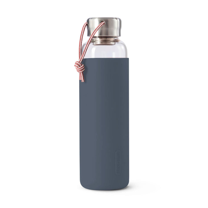 Black+Blum Glas-Wasserflasche, Schiefer, 600 ml 600 ml Schiefer, 600 ml Schiefer