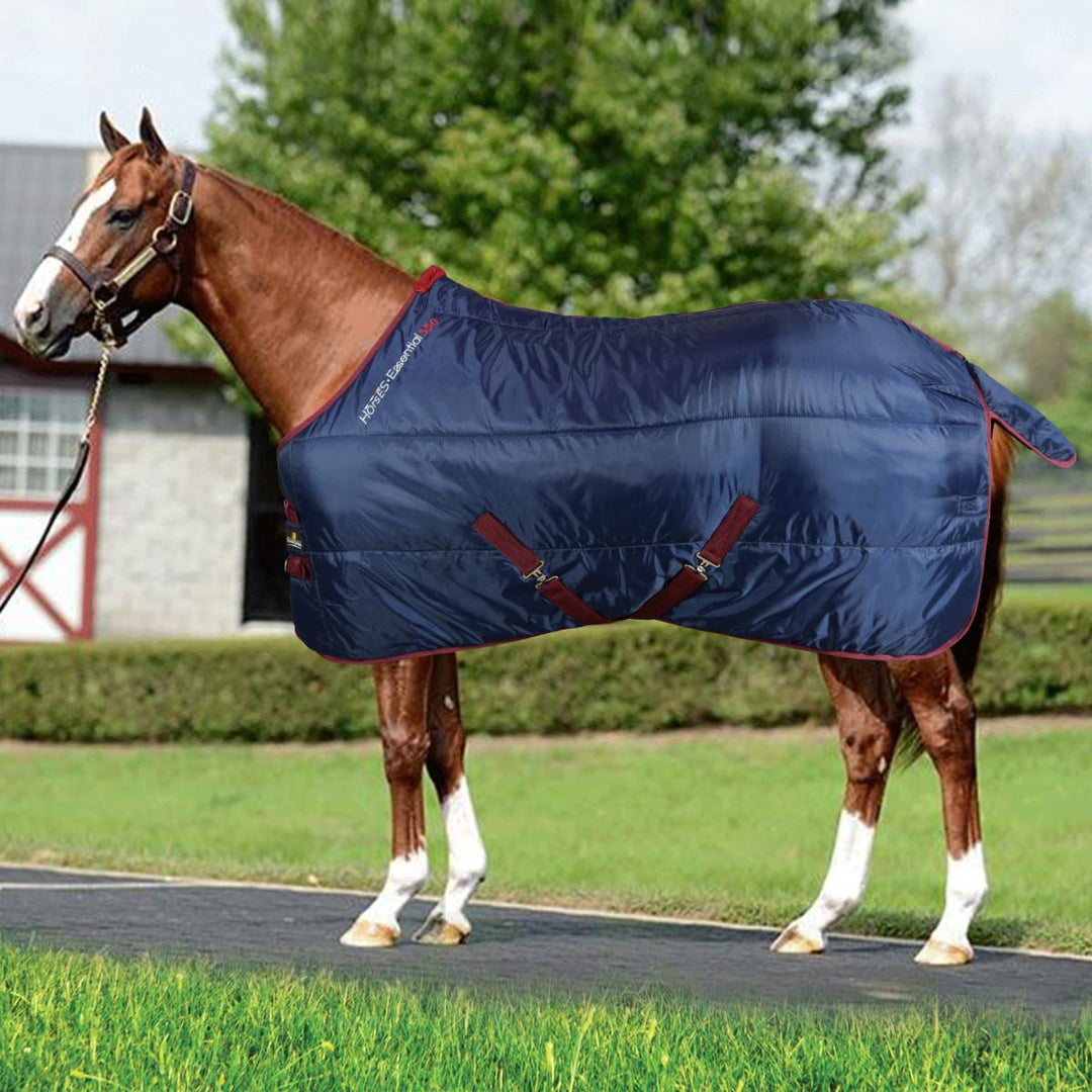 Horses, Stalldecke Esssential 250gr, Hervorragend Verarbeitete Decke, Nützlich zum Schutz des Pferde