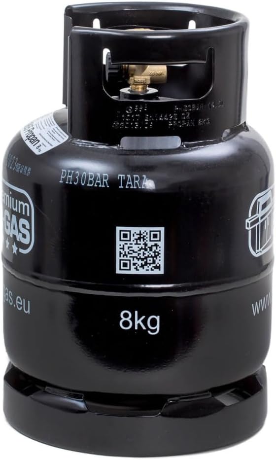 BlueCraft 8 kg Premium BBQ Gasflasche (leer) optimal für Ihren Weber, Broil King, Napoleon Grill - P