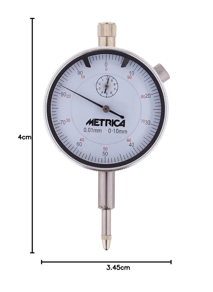 Metrica 41019 Ziffernblattanzeige, 0–10 mm, ablesbar