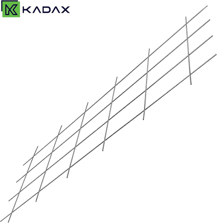 KADAX Rankgitter, Gitterspalier für Garten, Pflanzen, Balkon, Terrasse, Metall Spalier, Rankhilfe, K