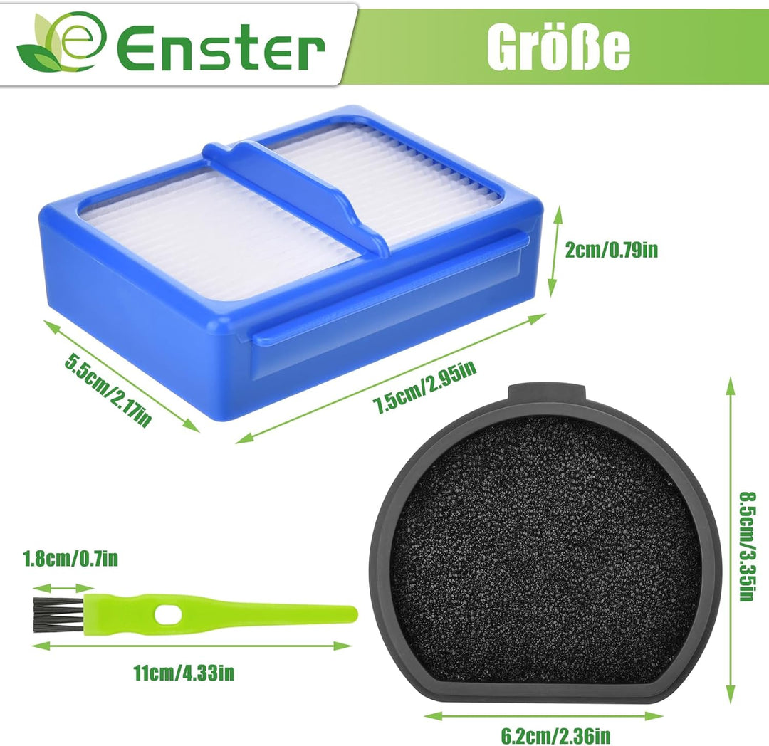 QX9 Filter für AEG 4 Stück Filter Set für AEG QX9 Animal ASKQX9 AEF167 QX9-1-50IB QX9-1-ANIM QX9-1-U