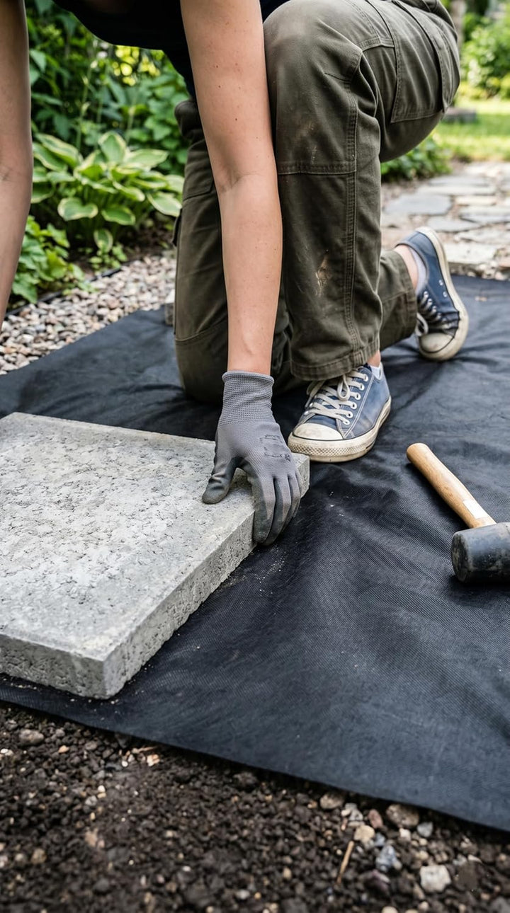 ASF Drainagevlies 150g/m² 10m x 1m – Extra Starkes Filtervlies, Geotextil Gartenvlies Wasserdurchläs