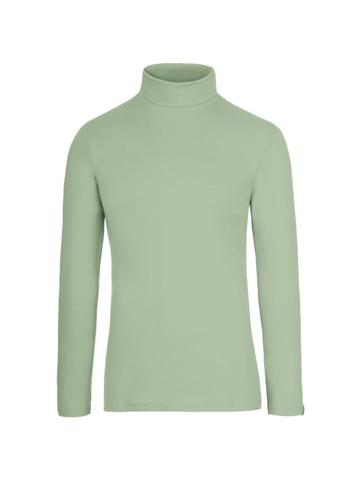 TRIGEMA Rollkragenshirt L Green Tea, L Green Tea