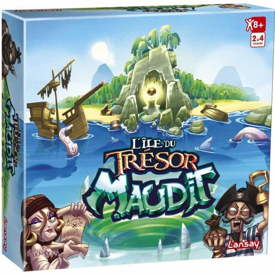 Lansay Games - Die verfluchte Schatzinsel - Brettspiel - 6 Jahre
