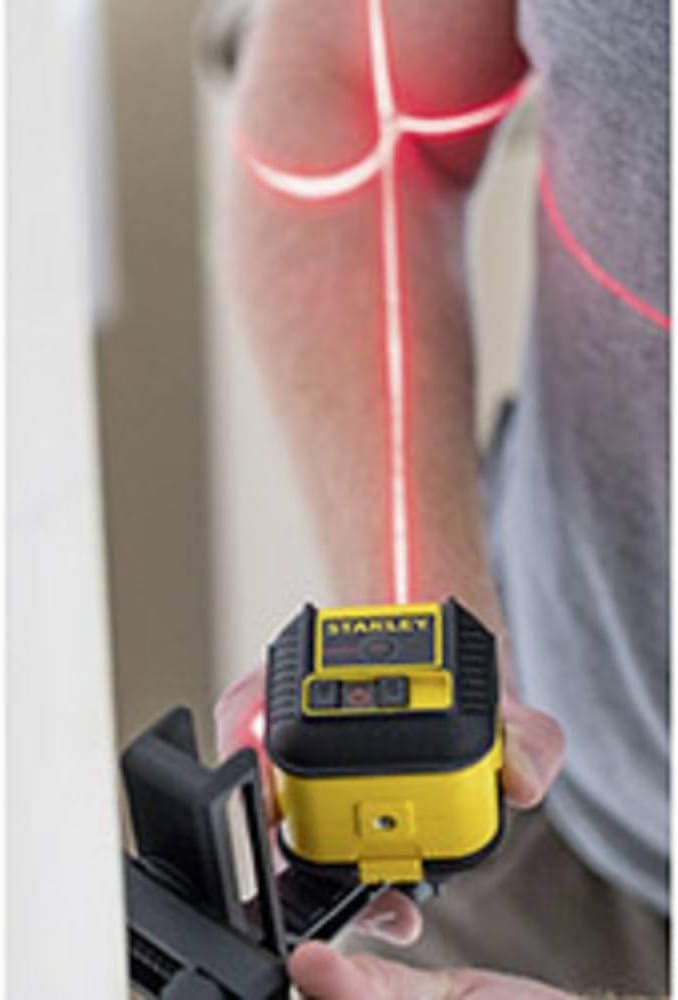 Stanley Kreuz- &amp; Linienlaser Cross90 rot STHT77502-1 (rote Diode, horizontale &amp; vertikale Linie plus