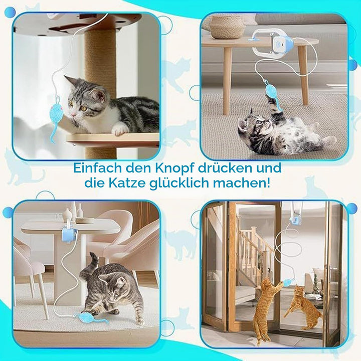 Aohcae Elektrisches Katzenspielzeug, Selbstbeschäftigung Katzenspielzeug Hängende Türrahmen Cat Toy,