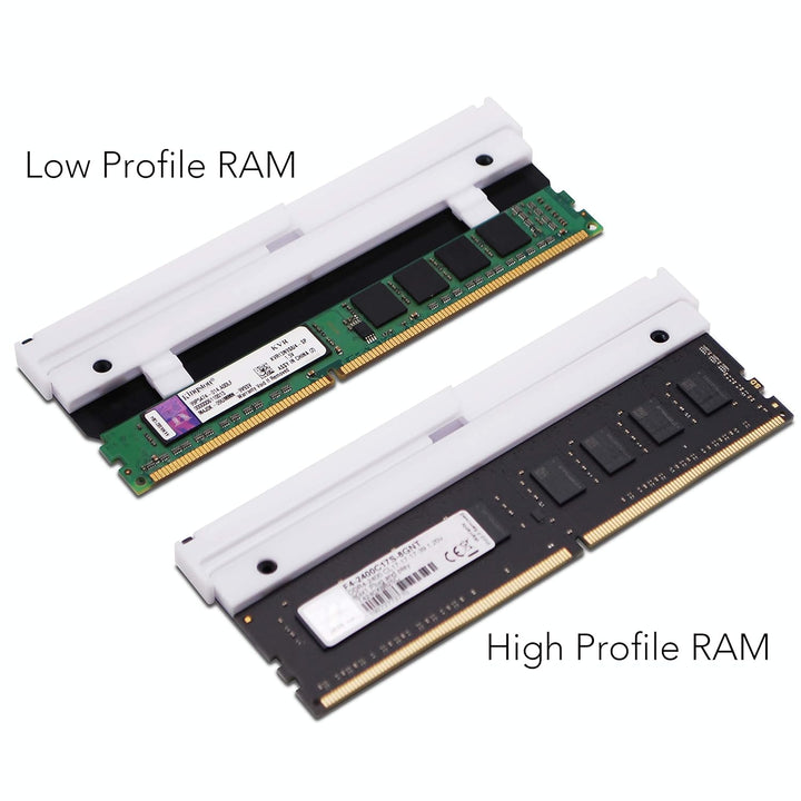 EZDIY-FAB ARGB RAM Kühler RGB DDR Kühlkörper(mit 5V 3-Pin Motherboard ASUS Aura Sync,GIGABYTE RGB Fu