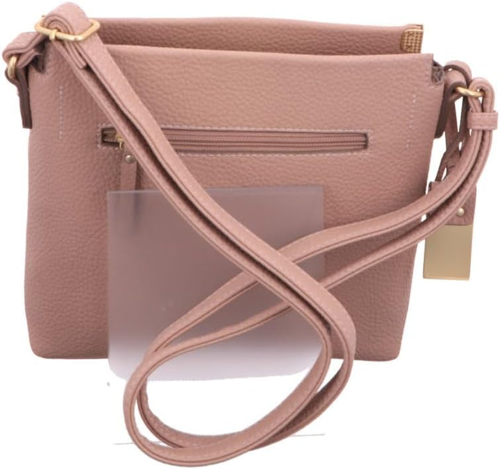 Gabor bags Gela Damen Umhängetasche Crossbody Bag Beige 25 x 6,5 x 23,5 Old Rose, 25 x 6,5 x 23,5 Ol