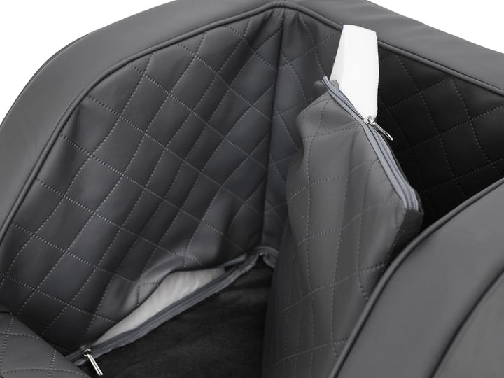 PillowPrim Hundeautositz, Hundedecke Auto Rückbank, Transportbox Katze, Hundebox, Hundekorb, Hundege