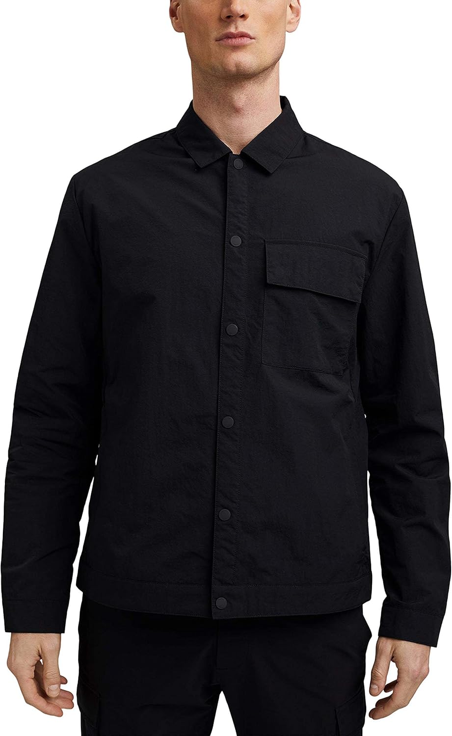 ESPRIT Herren Jacke 46 001/Black, 46 001/Black