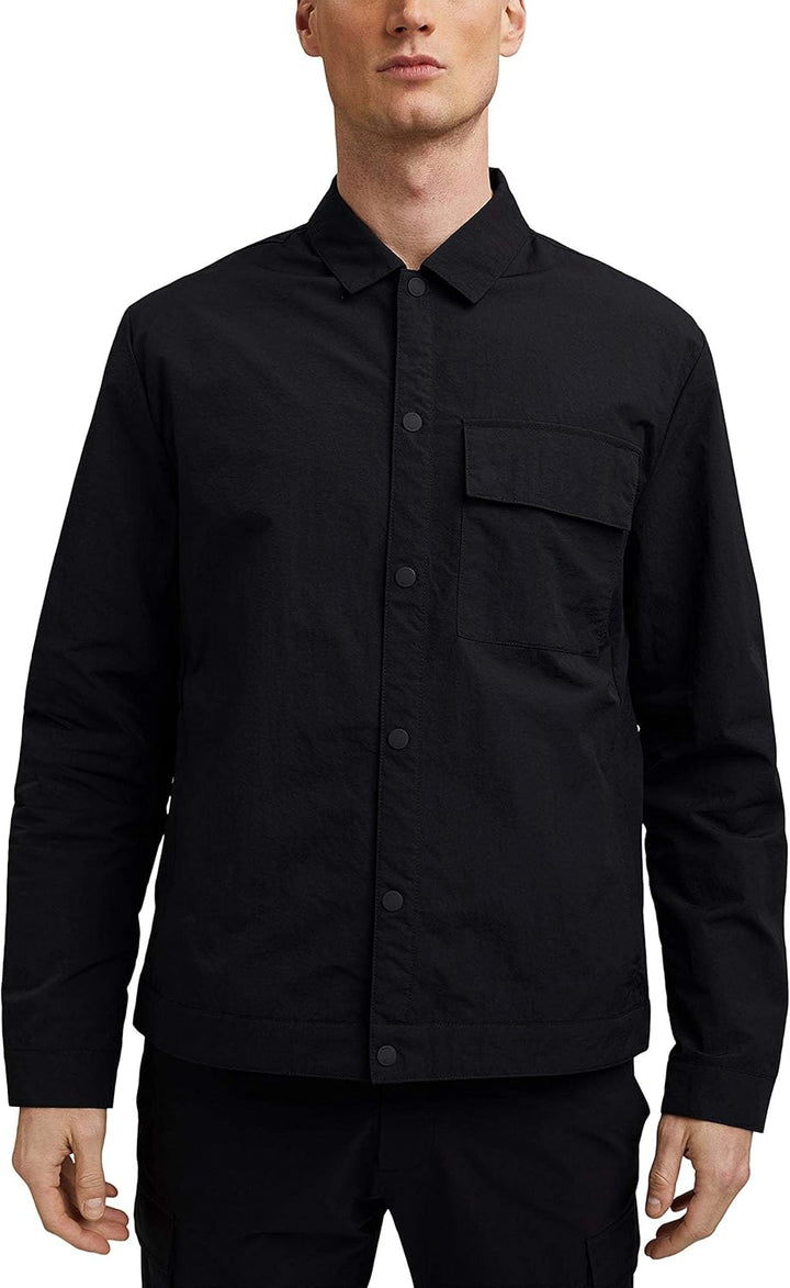 ESPRIT Herren Jacke 46 001/Black, 46 001/Black