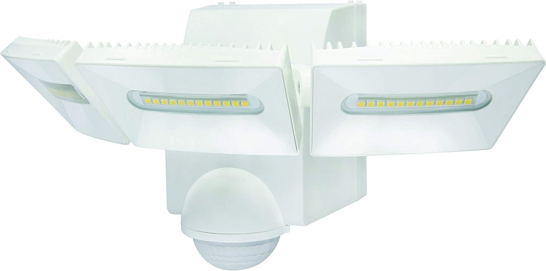 IQ Group Batterie LED Strahler, Moderne Aussenleuchte mit 180 Grad Bewegungsmelder, Lampe IP44 für A