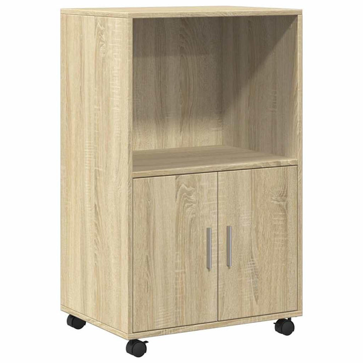 vidaXL Rollschrank, Büroschrank mit Stauraum, Aktenschrank für Wohnzimmer Büro, Bürocontainer Schran