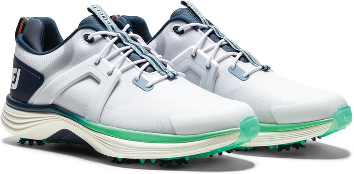 Footjoy Herren Hyperflex Golfschuhe 39 EU Weiss Peacoat Aquamarin, 39 EU Weiß Peacoat Aquamarin