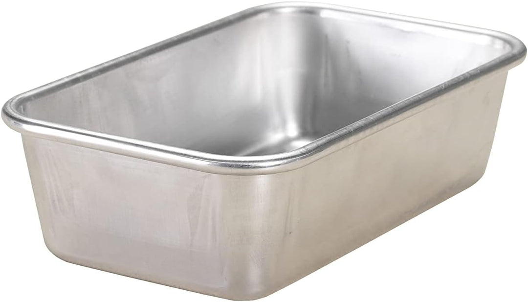 Nordic Ware Naturals 0,5 kg Kastenform aus natürlichem Aluminium mit überlegener Wärmeleitfähigkeit,