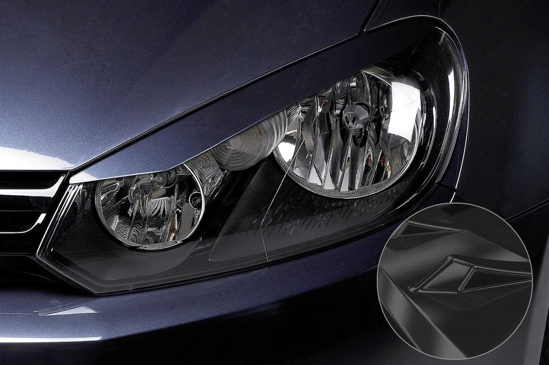 CSR-Automotive Scheinwerferblenden Kompatibel mit/Ersatz für VW Golf 6 SB030-G
