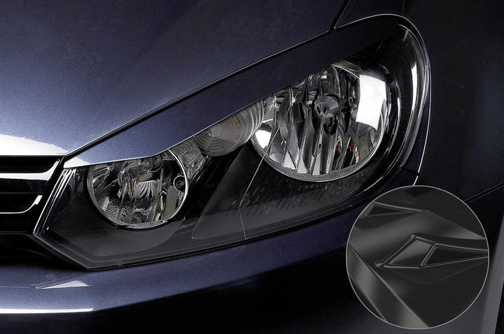 CSR-Automotive Scheinwerferblenden Kompatibel mit/Ersatz für VW Golf 6 SB030-G