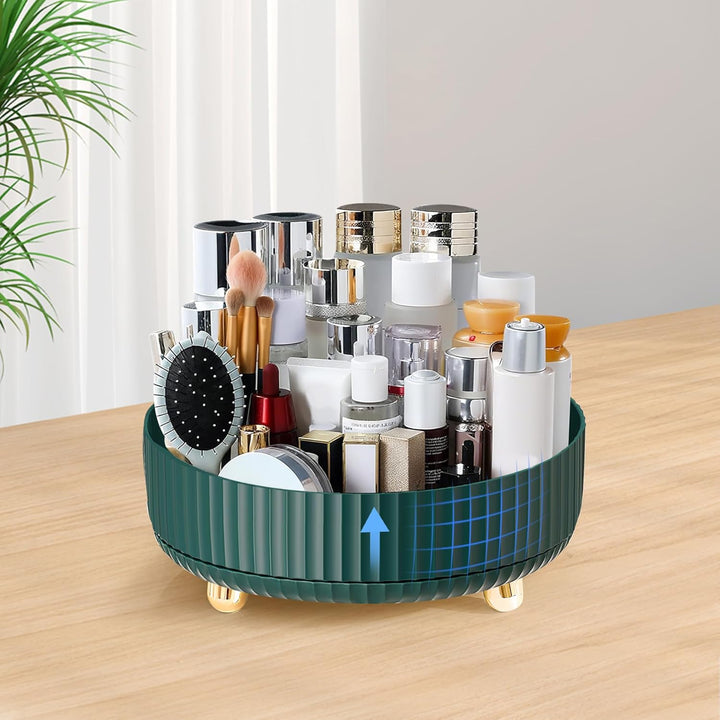 Rotating Makeup Organizer, 360 Rotating Organiser Spinner Tray, Rotating Lazy Susan Organizer is Per