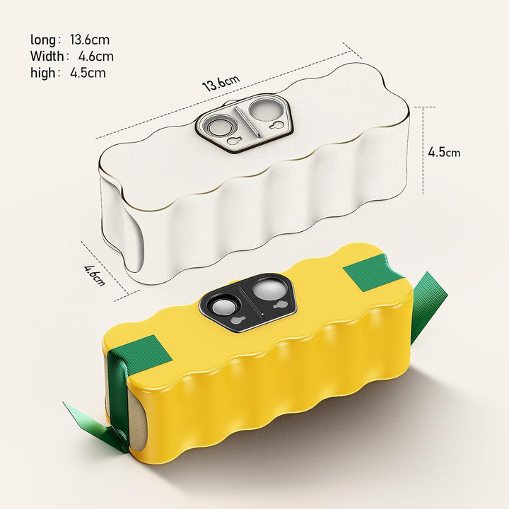 Morpilot 5500mAh Akku für iRobot Roomba, NI-MH Ersatzakku für iRobot Roomba 500 521 530 560 563 565