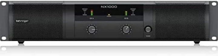 Behringer NX1000 Ultraleichter 1000-Watt-Class-D-Leistungsverstärker mit DSP-Steuerung und SmartSens