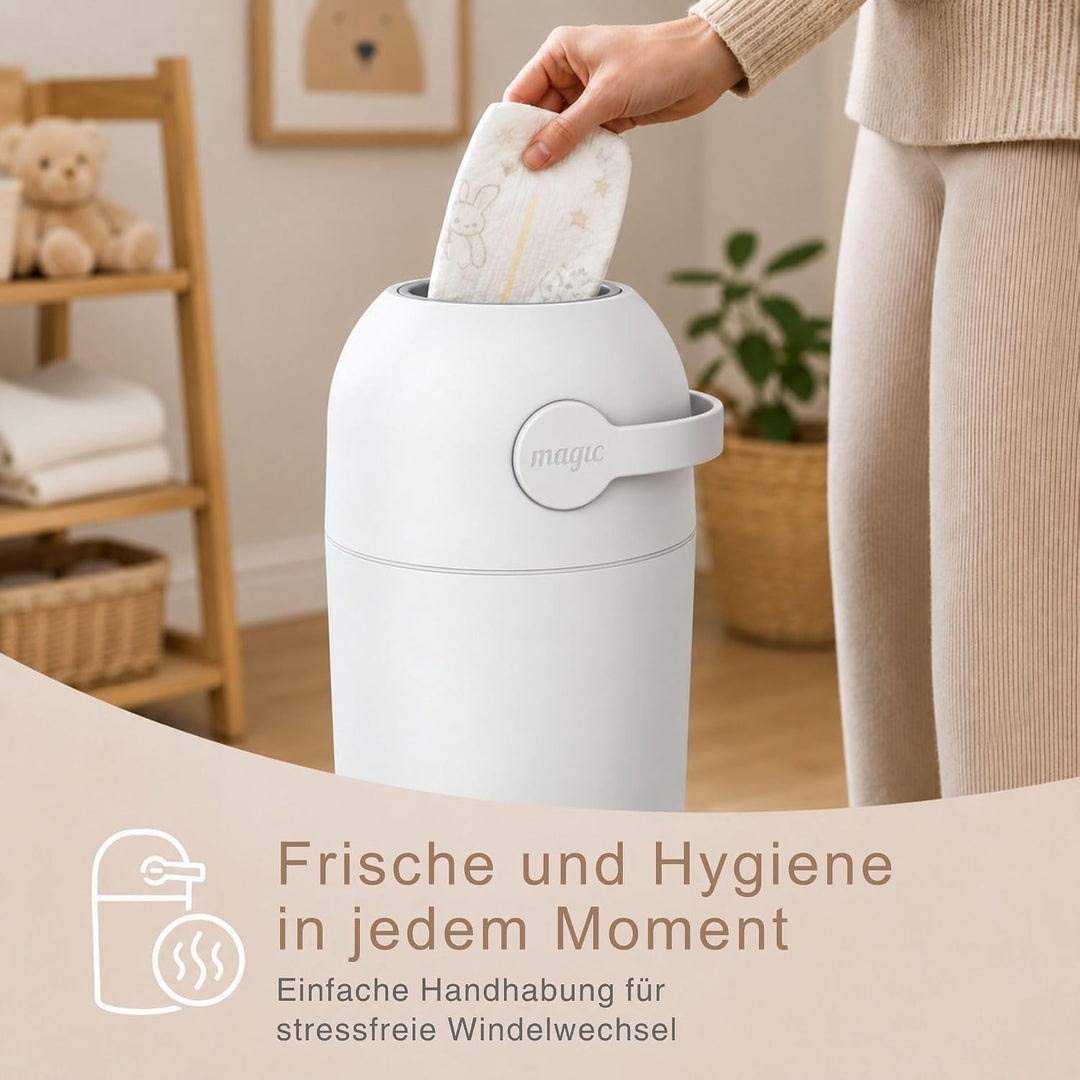 Set Magic Windeleimer Majestic &amp; Windel Blaubär White, White