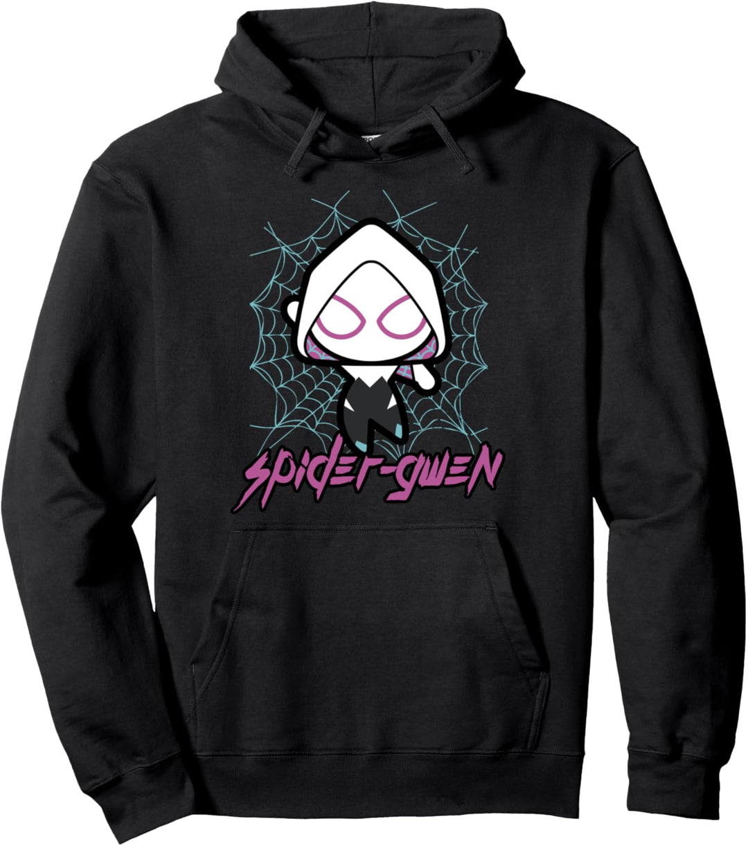 Marvel Spider-Gwen Cute Kawaii Epic Web Pullover Hoodie