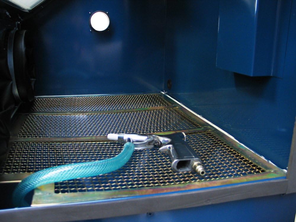 Sandstrahlkabine 110 Liter inkl. LED-Beleuchtung Sandstrahler Sandstrahlgerät sand blaster