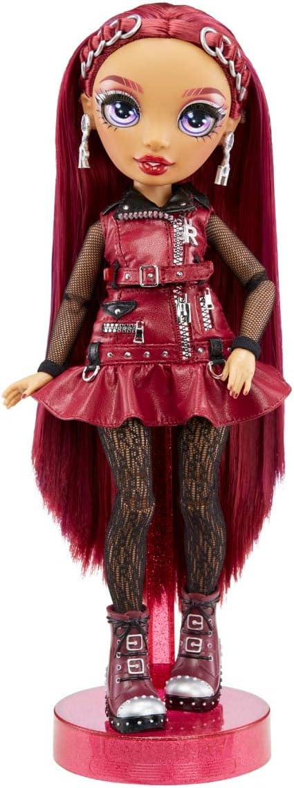 Rainbow High Modepuppe - Mila Berrymore - Burgunderrote Puppe - Inkl. 2 Mix & Match Designer-Outfits