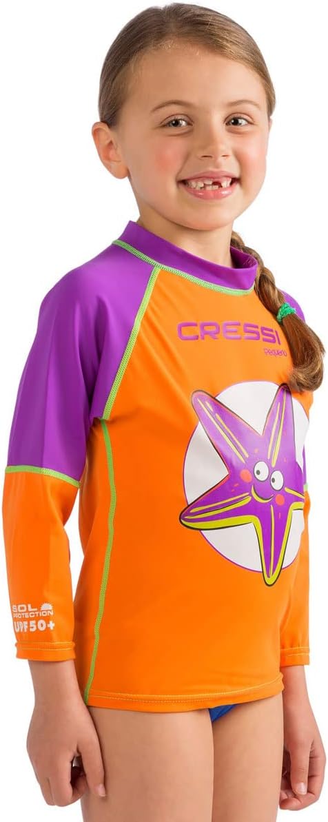 Cressi Kinder Rashguard für Wasseraktivitäten – UV Sonnen- und Windschutz – hält Wärme – Pequeno: De