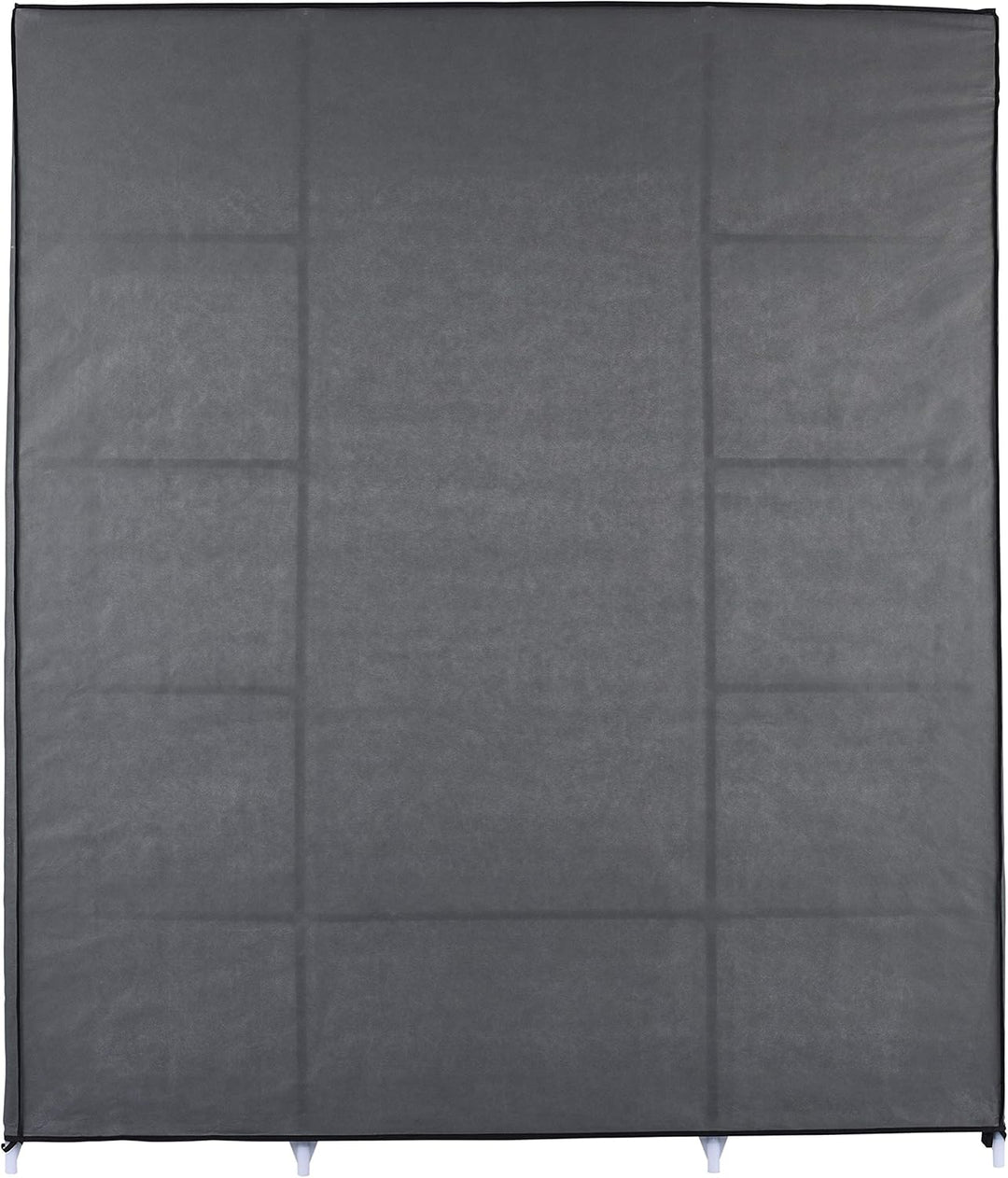 Ribelli Kleiderschrank Stoffschrank mit 12 Fächer und Kleiderstange, ca. 175 x 150 x 45 cm, Faltschr