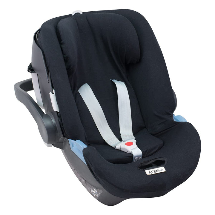JYOKO KIDS Bezug für Autositz kompatibel mit Cybex Aton Cloud- Q-M-2-4-5, aus Baumwolle (Aton 5, Bla