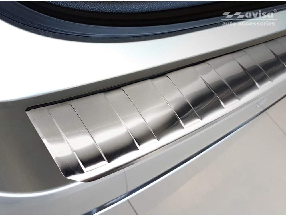 Edelstahl Heckstossstangenschutz kompatibel mit Toyota Corolla XII Combi 2019- & Suzuki Swace Combi