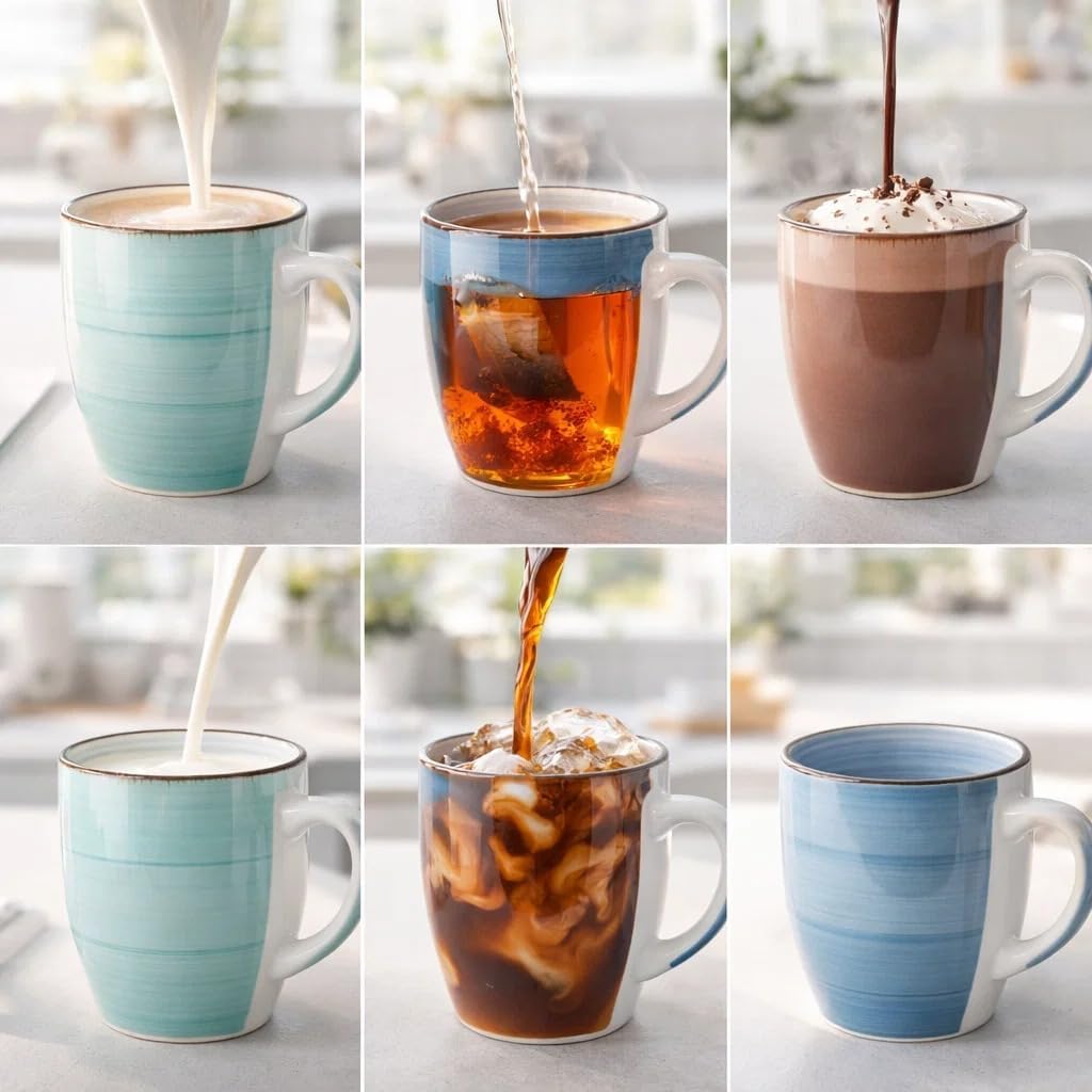 DRULINE 6er-Set Sky Kaffeebecher 250 ml 6er-set Kaffeebecher 250 Ml, 6er-set Kaffeebecher 250 Ml