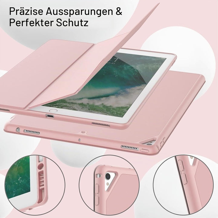 JETech Hülle für iPad Pro 12,9 Zoll (Modell 2015/2017, 1./2. Generation) mit Stifthalter, Dünne Tabl
