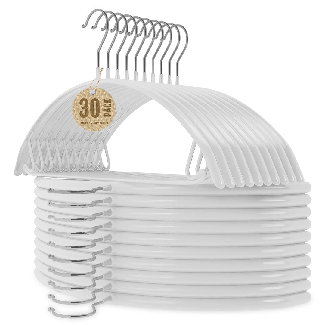 Jiang&amp;Rong 30 Stück 40,6 cm Rutschfeste Kleiderbügel,Robuste Platzsparend