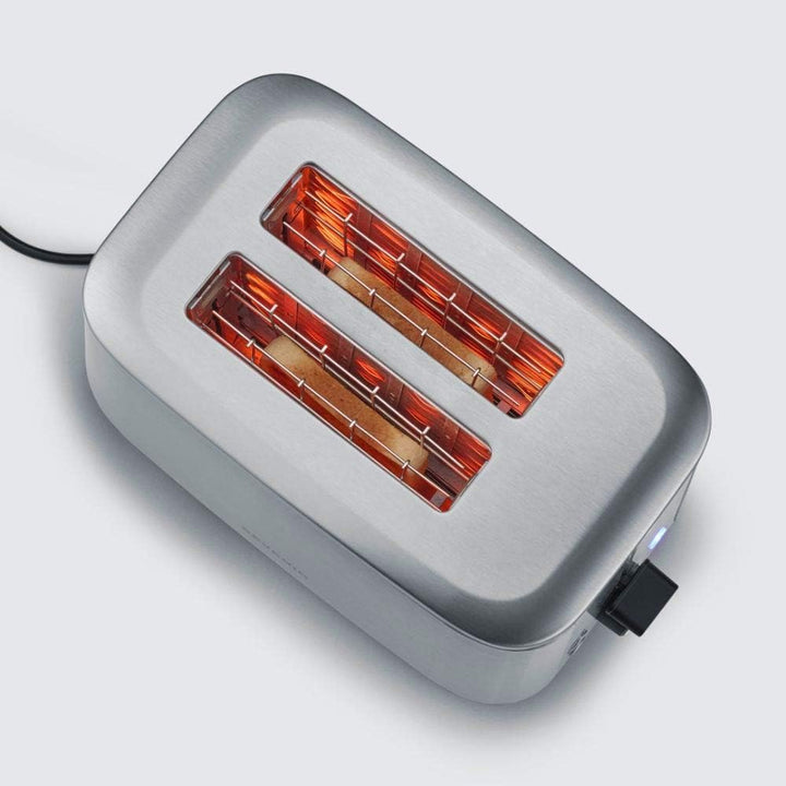 SEVERIN Turbo Toaster, Toaster mit Brötchenaufsatz, Edelstahl Toaster für 50%* schneller gebräuntes