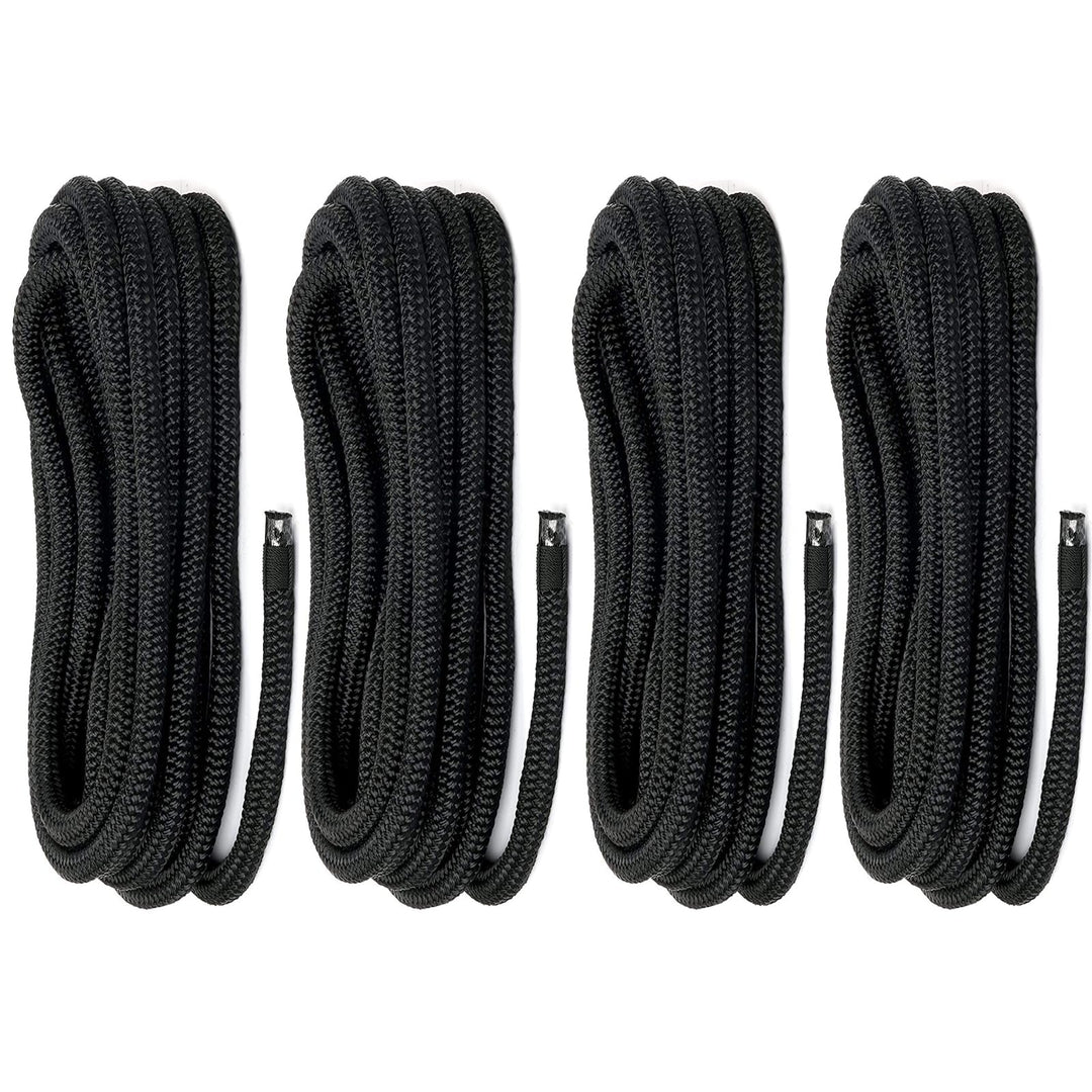 FreeTec 4 TLG Bootsseil Boot Fenderleine Nylon Dockline Festmacherleine Fenderseil mit Auge 16mm Dur