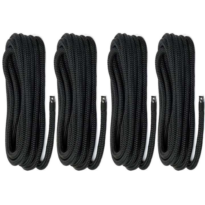 FreeTec 4 TLG Bootsseil Boot Fenderleine Nylon Dockline Festmacherleine Fenderseil mit Auge 16mm Dur