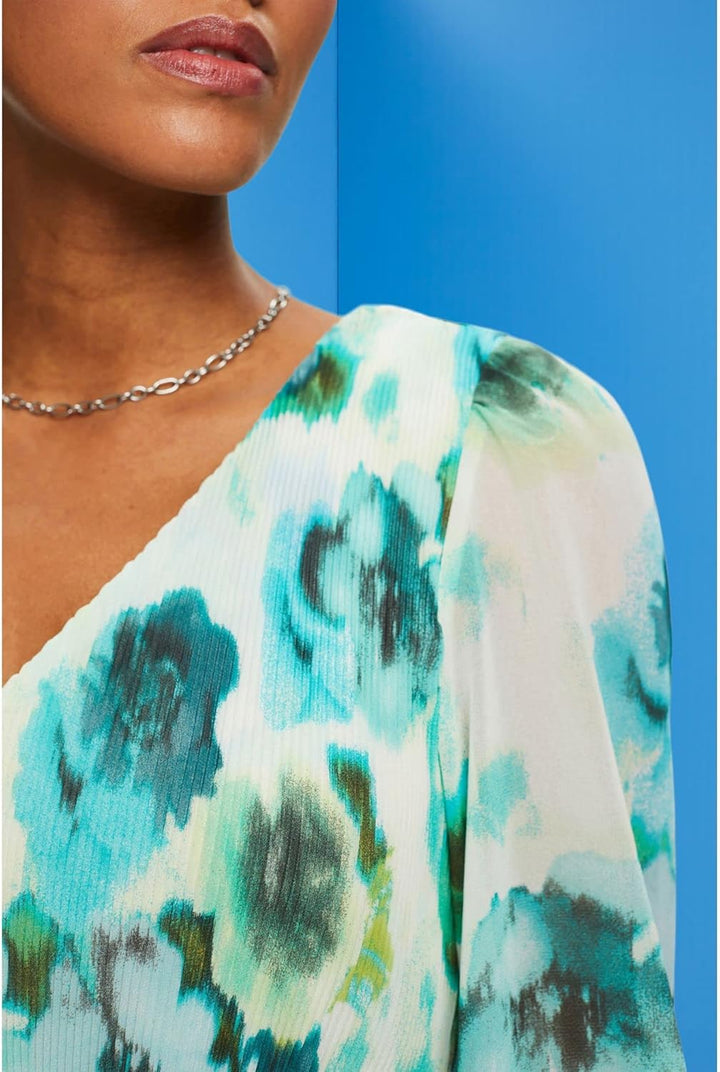 Esprit Collection Minikleid mit floralem Allover-Print