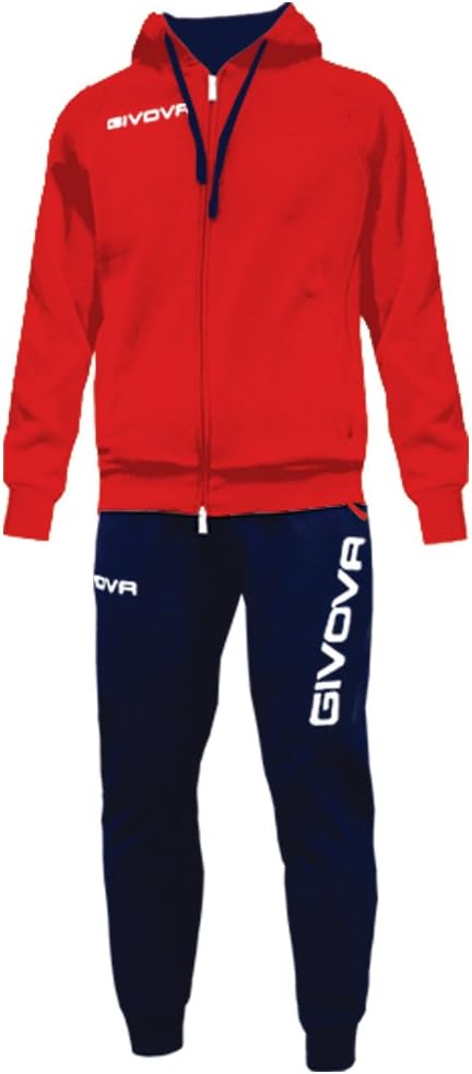 Givova Anzug King Overall L rot/blau, L rot/blau