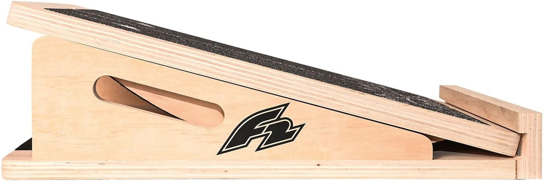 F2 Balance Board Step Board Multi Trainingsgerät Verstellbar Holz - Mobility Board Heimtraining Schr